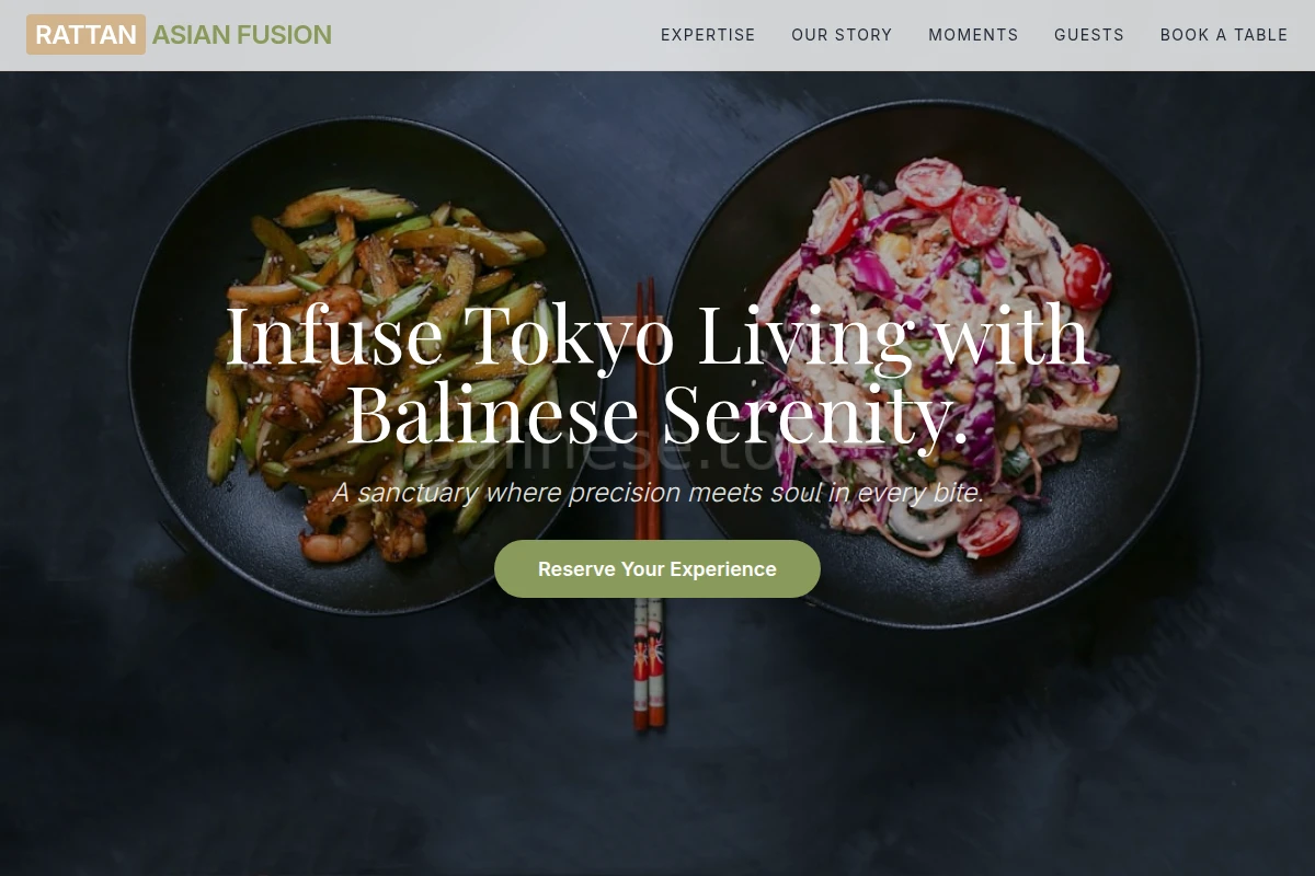 Rattan Asian Fusion Food